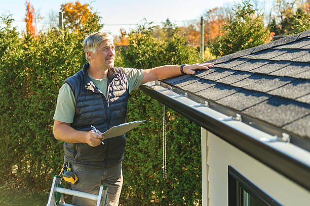 Professional Flat Roof Repair technician working in Benton Harbor, MI